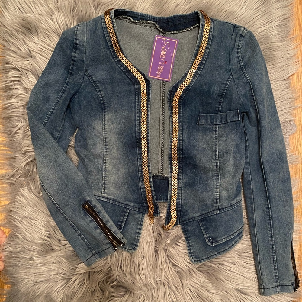 NWT stylish Jean jacket
